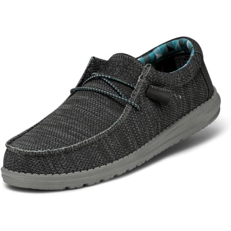 Lightweight Canvas Slip-On Loafers - The Boston Boots