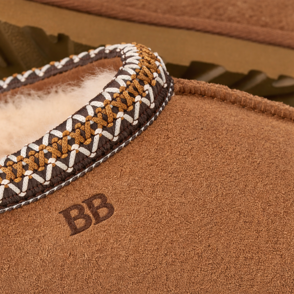 Tasman II Suede Slip On Platform Slipper