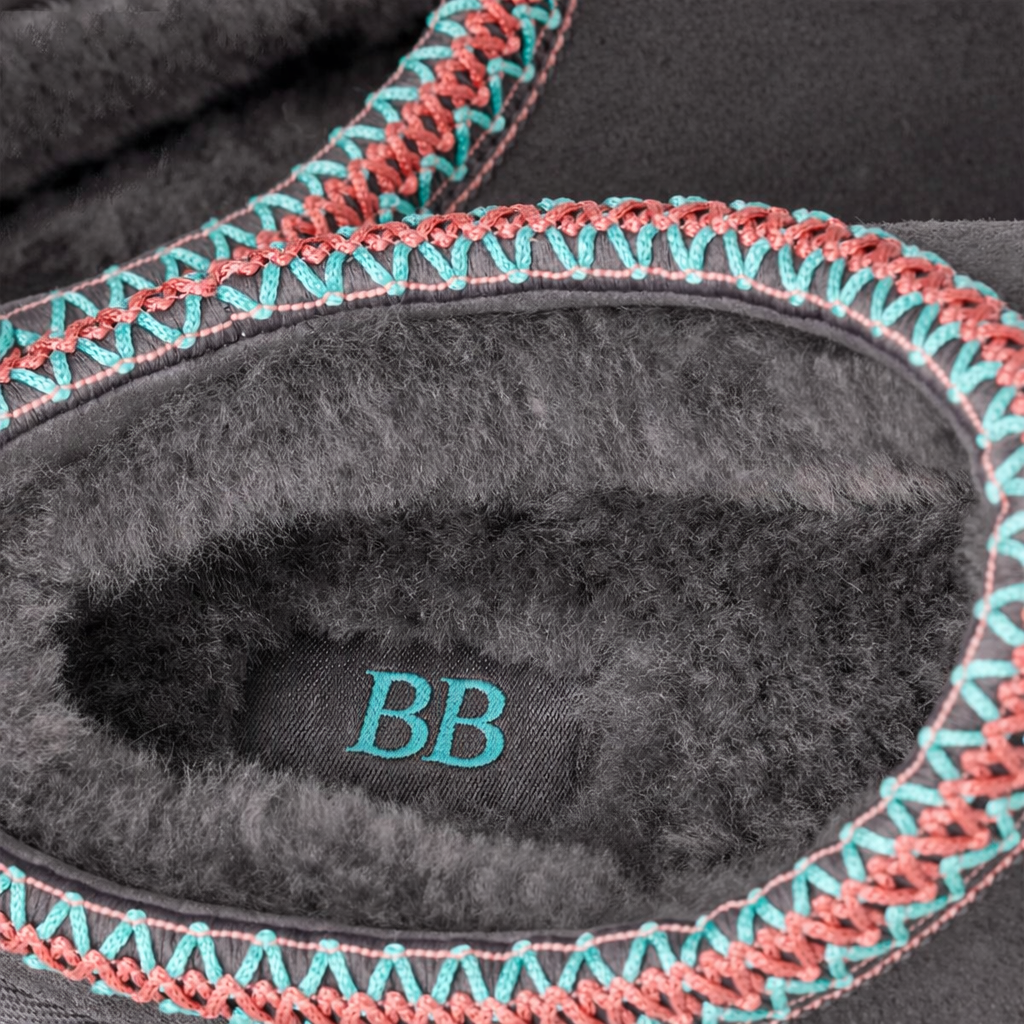 Tasman II Suede Slip On Platform Slipper