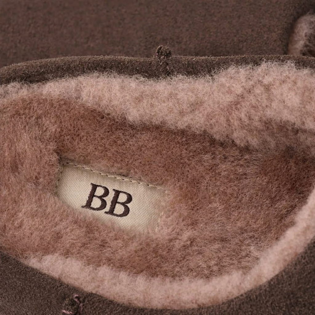 Elea Slip On Minimal Suede Slippers