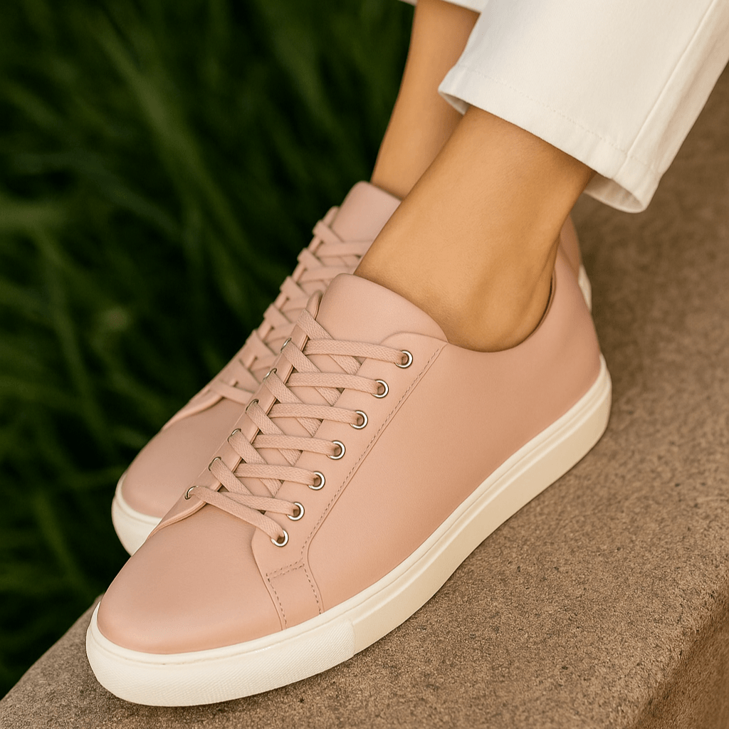 Comfy Classic Leather Low Top Sneakers-The Boston Boots