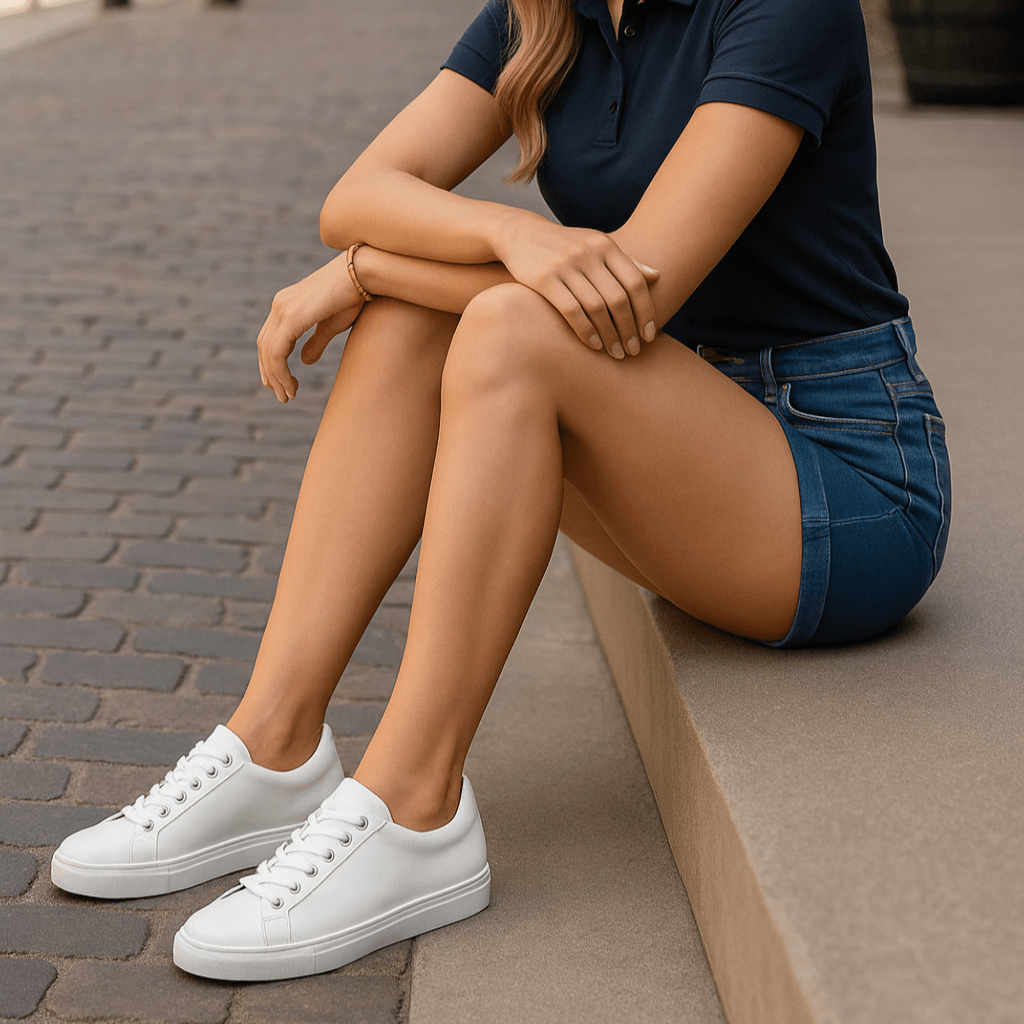 Womens Casual Low Top Sneakers-The Boston Boots