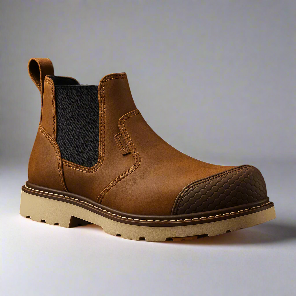 The Ohman Soft Toe Chelsea Hiking Boots For All Terrain Wear-The Boston Boots