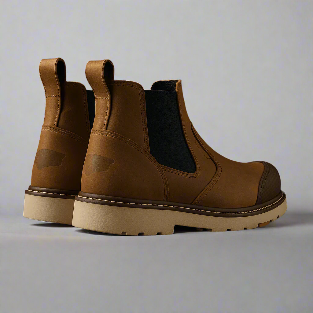 The Ohman Soft Toe Chelsea Hiking Boots For All Terrain Wear-The Boston Boots