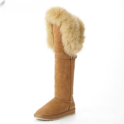 Over The Knee Winter Warm Shoes - The Boston Boots