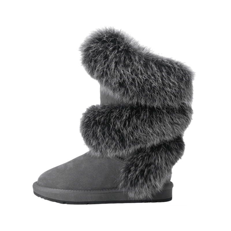 High Ankle Winter Snow Boots Waterproof Winter Boots-The Boston Boots