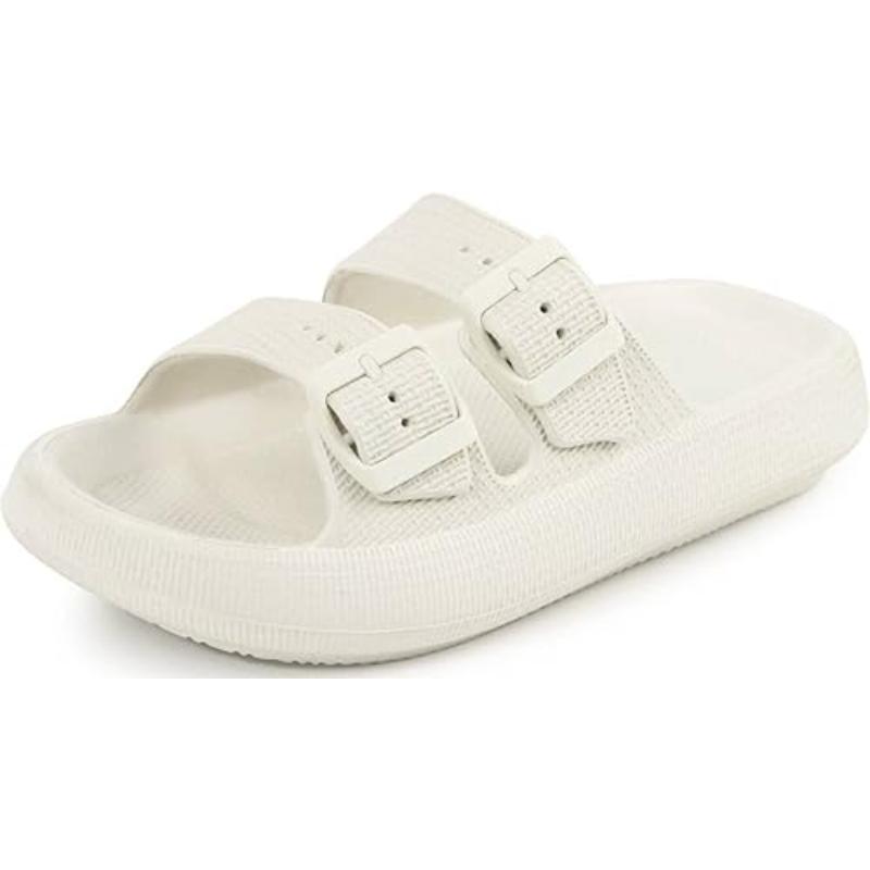 Unisex Comfy Sandals With Dual Adjustable Buckles-The Boston Boots