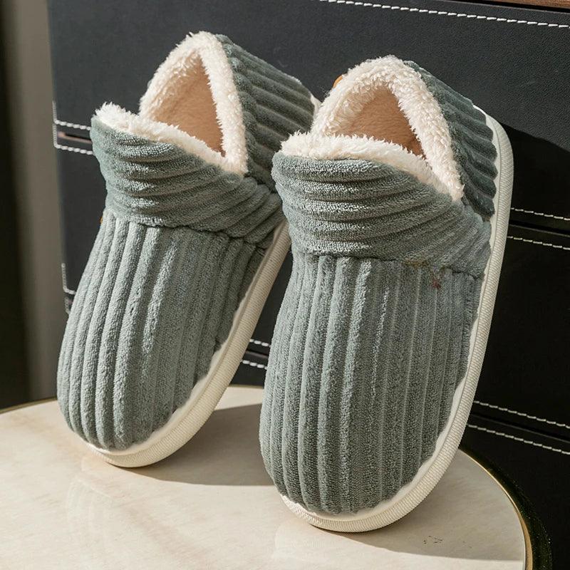 Quilted Pattern Indoor Slippers-The Boston Boots