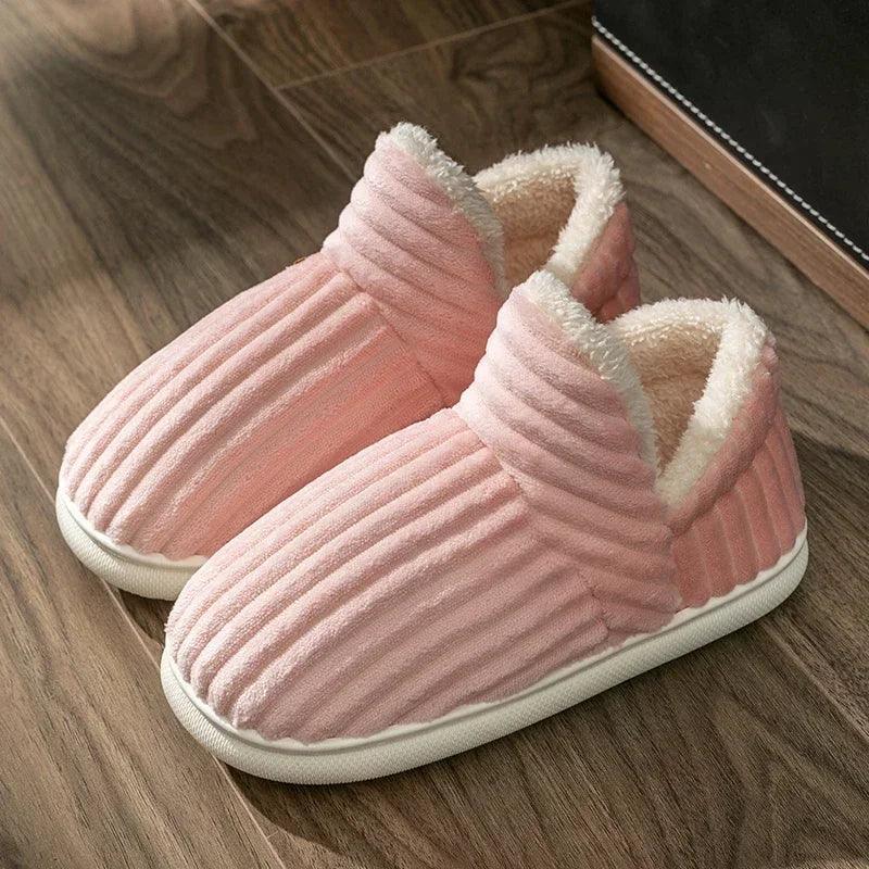 Quilted Pattern Indoor Slippers-The Boston Boots