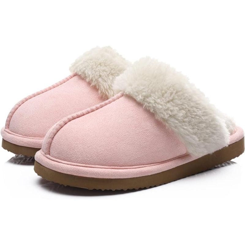 Fleece lined suede slippers-The Boston Boots