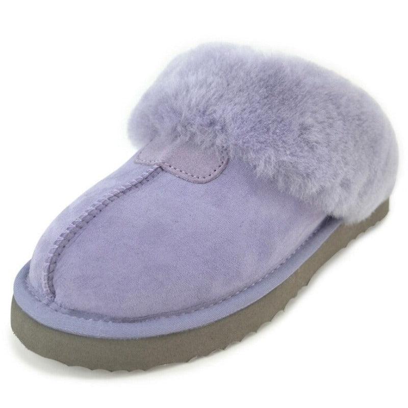 Natural Wool Winter Slippers-The Boston Boots