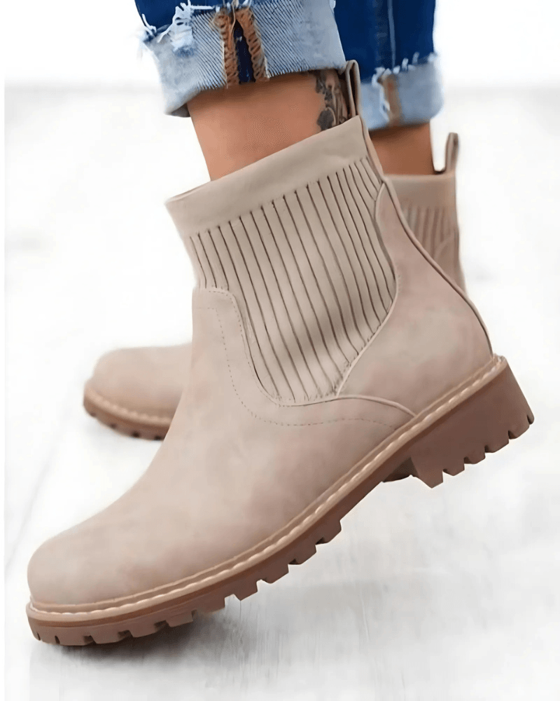 Cabin Cozy Ribbed Boots-The Boston Boots
