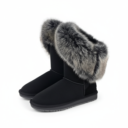 Suede Leather Snow Boots