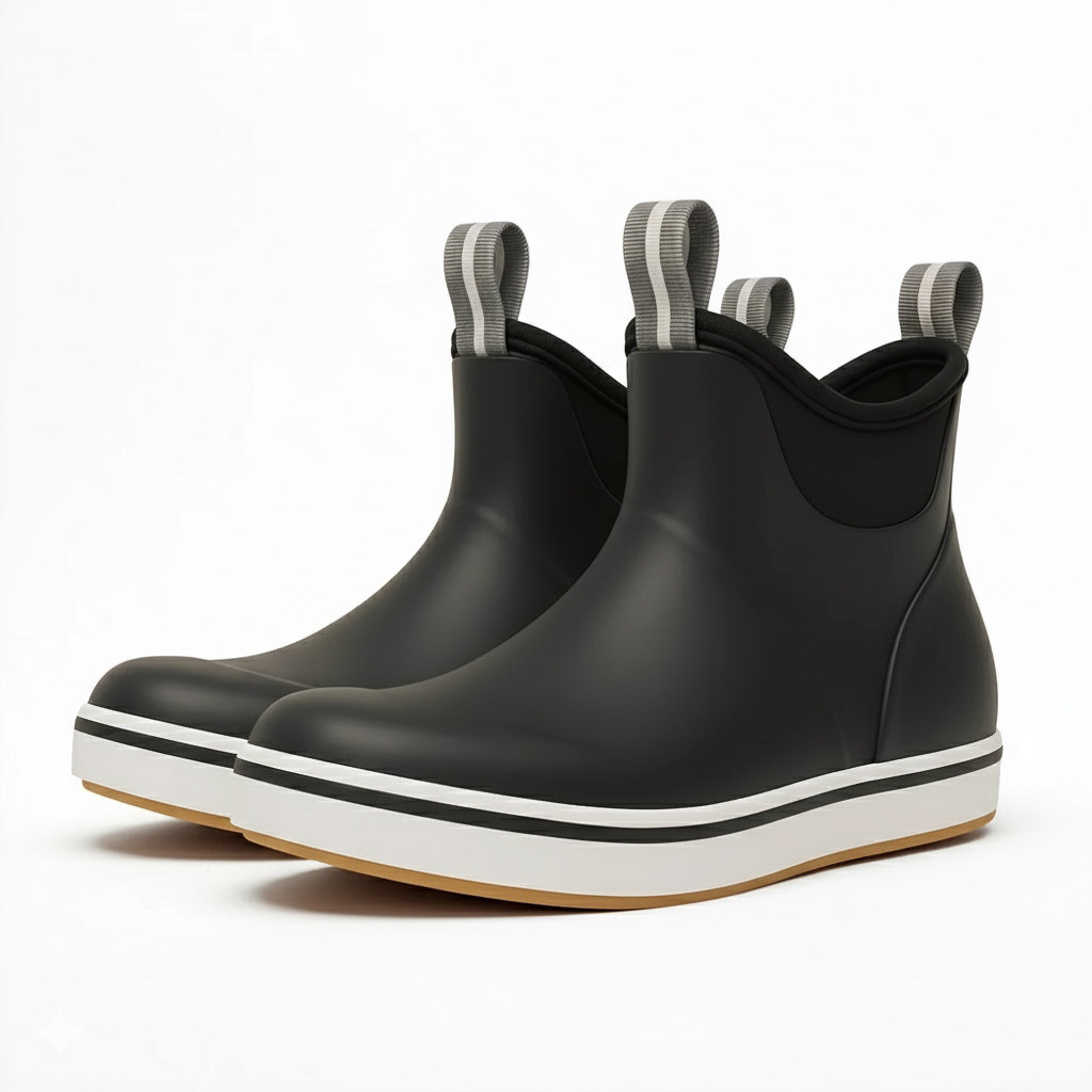 Mens 6 Inches Ankle Deck Boot