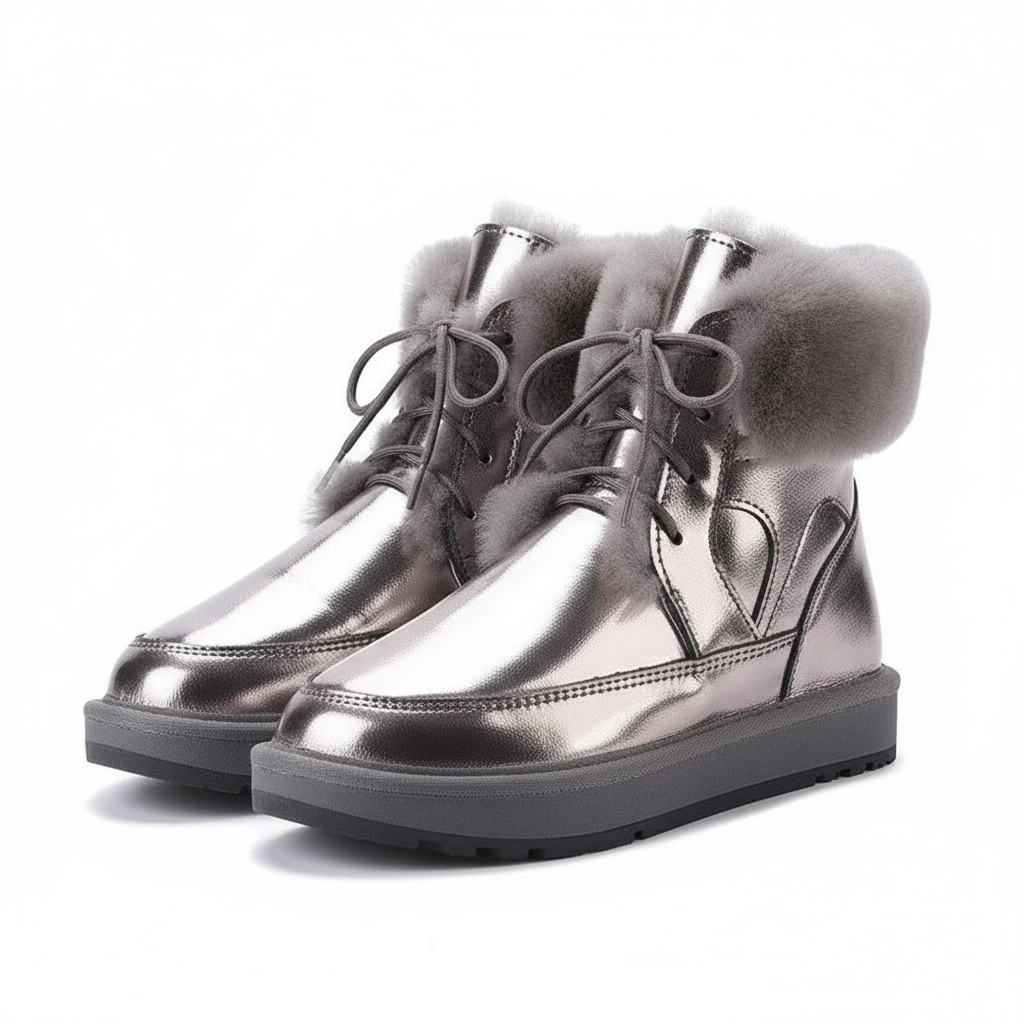 Casual Waterproof Leather Boots