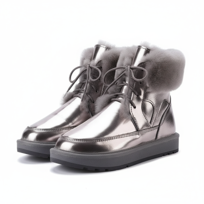 Casual Waterproof Leather Boots