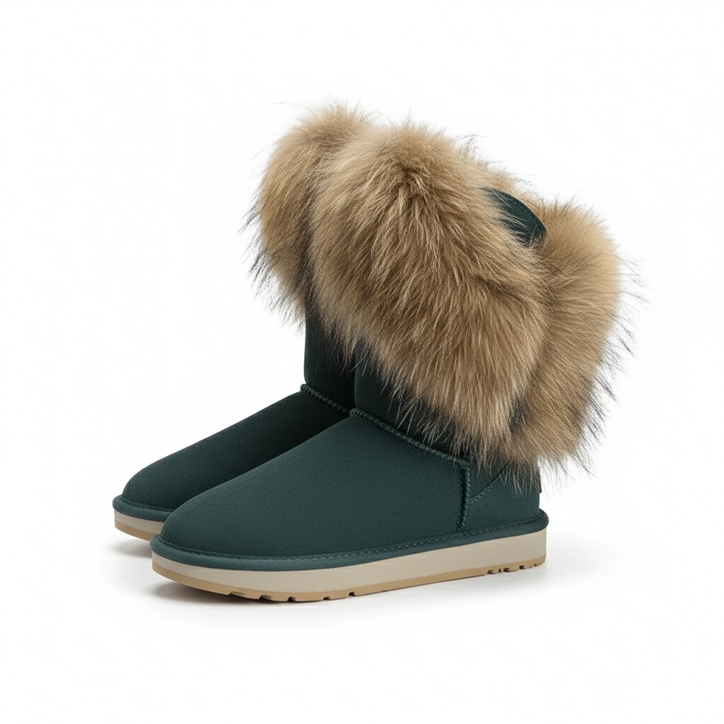 Fur Lined Suede Boots