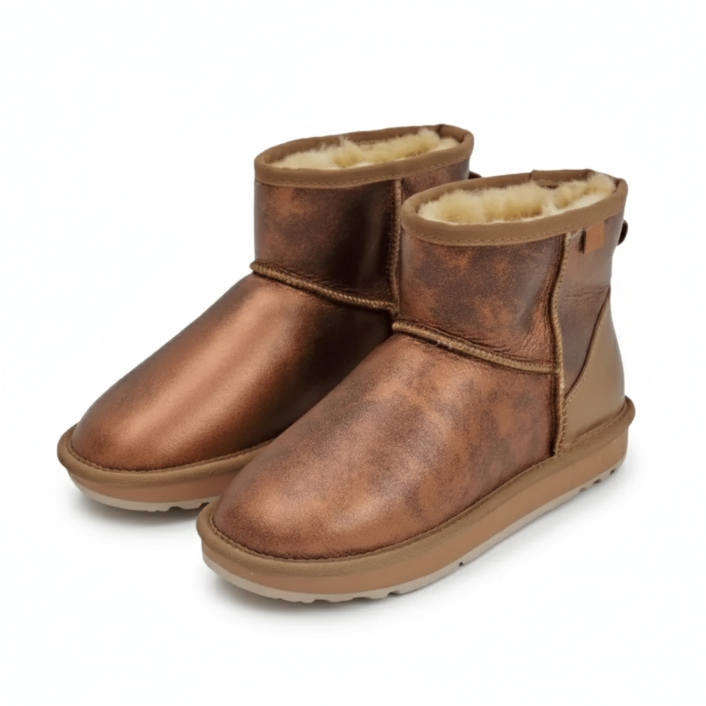 Waterproof Leather Snow Boots