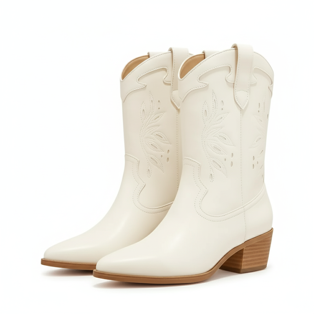 Embroidered Western Style Boot