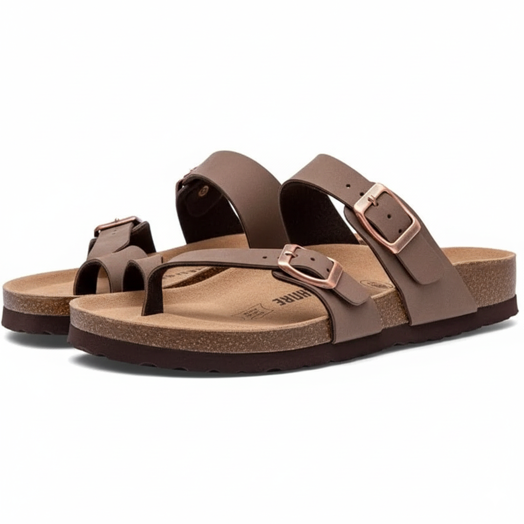 Comfort Sandals Double Buckle