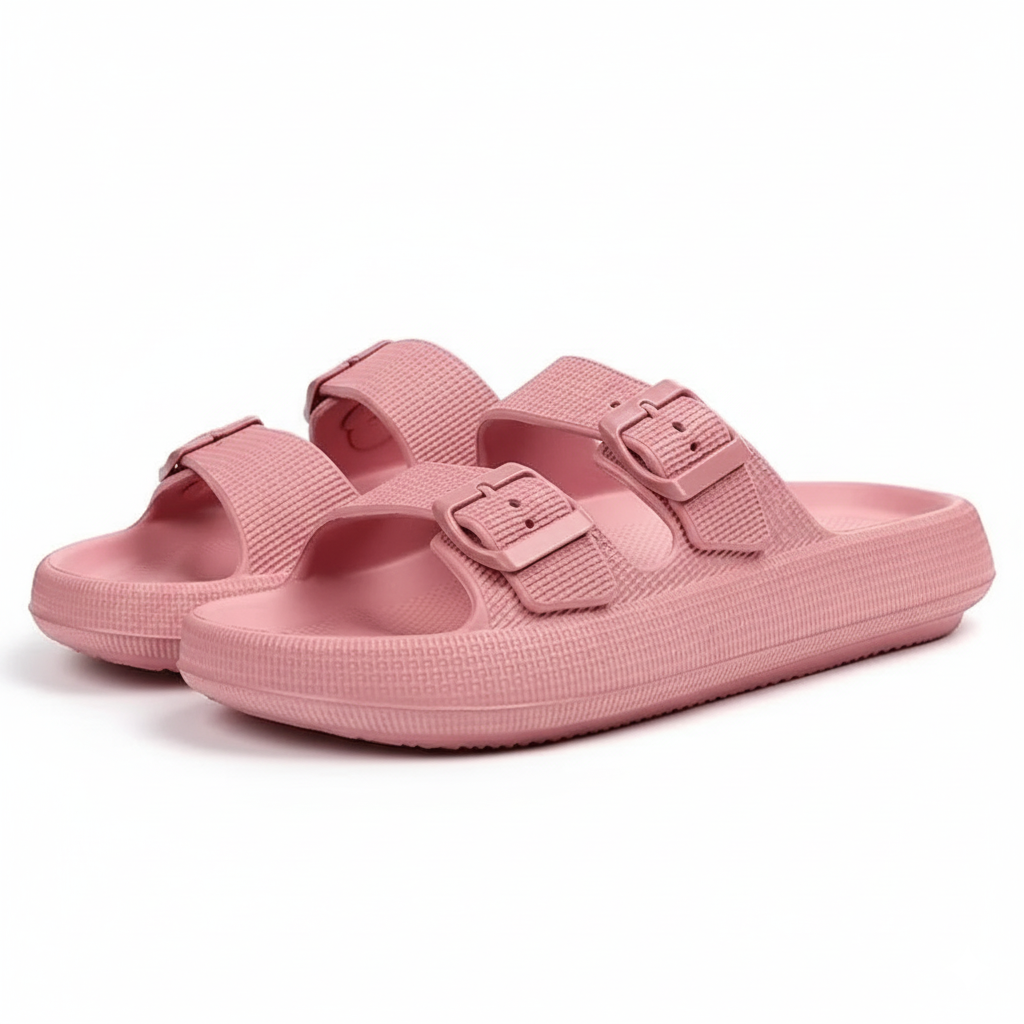 Adjustable Dual Buckle Sandals