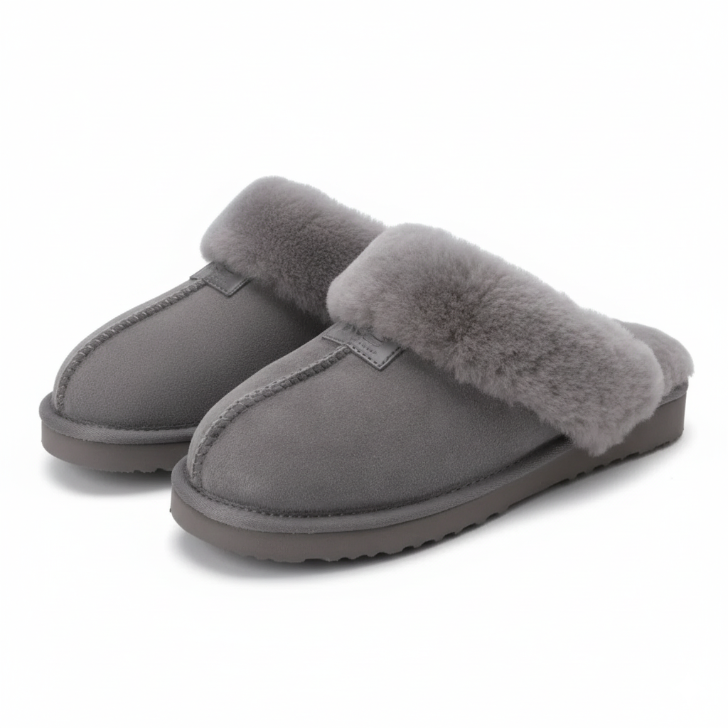 Fur Lined Indoor Slippers