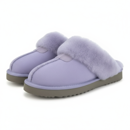 Natural Wool Winter Slippers