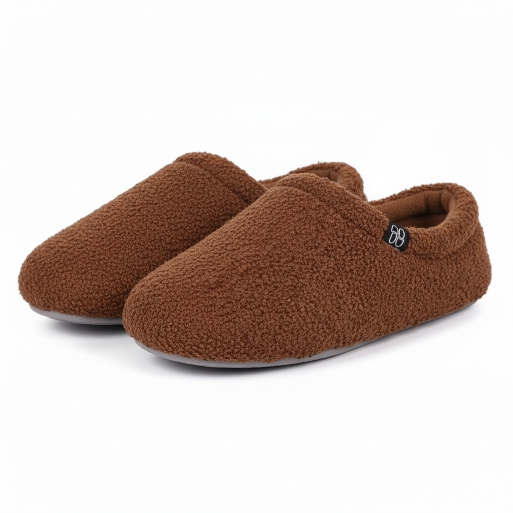 Plush Cushioned Indoor Slippers