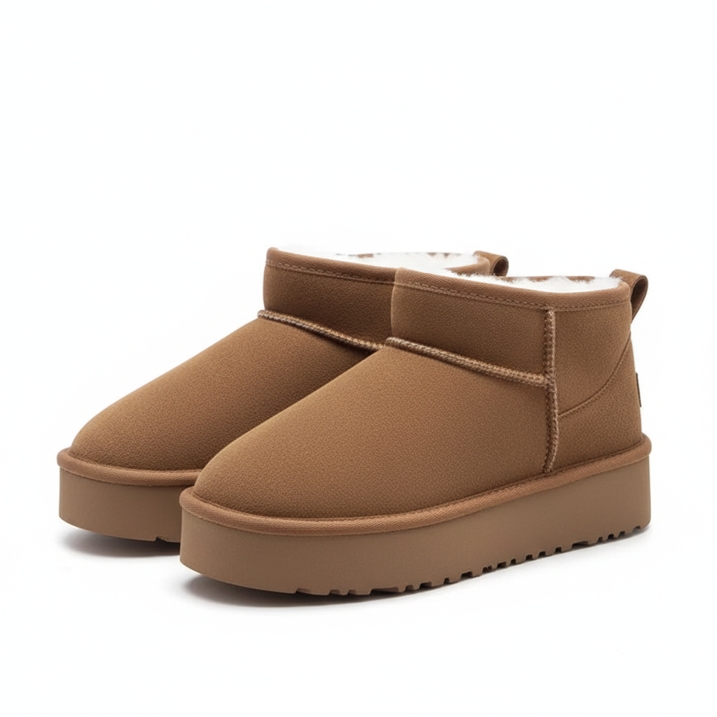 Warm fleece lined boots