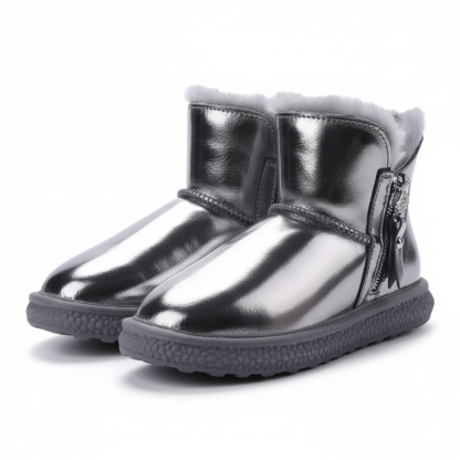 Fur Lined Leather Boots