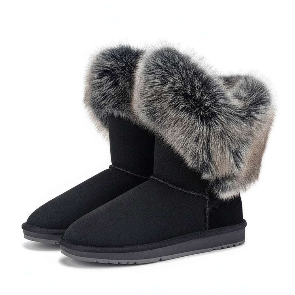 Fur Trimmed Winter Boots