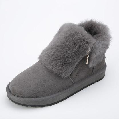 Short Ankle Warm Shoes - The Boston Boots