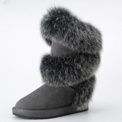 High Ankle Winter Snow Boots For Women - The Boston Boots