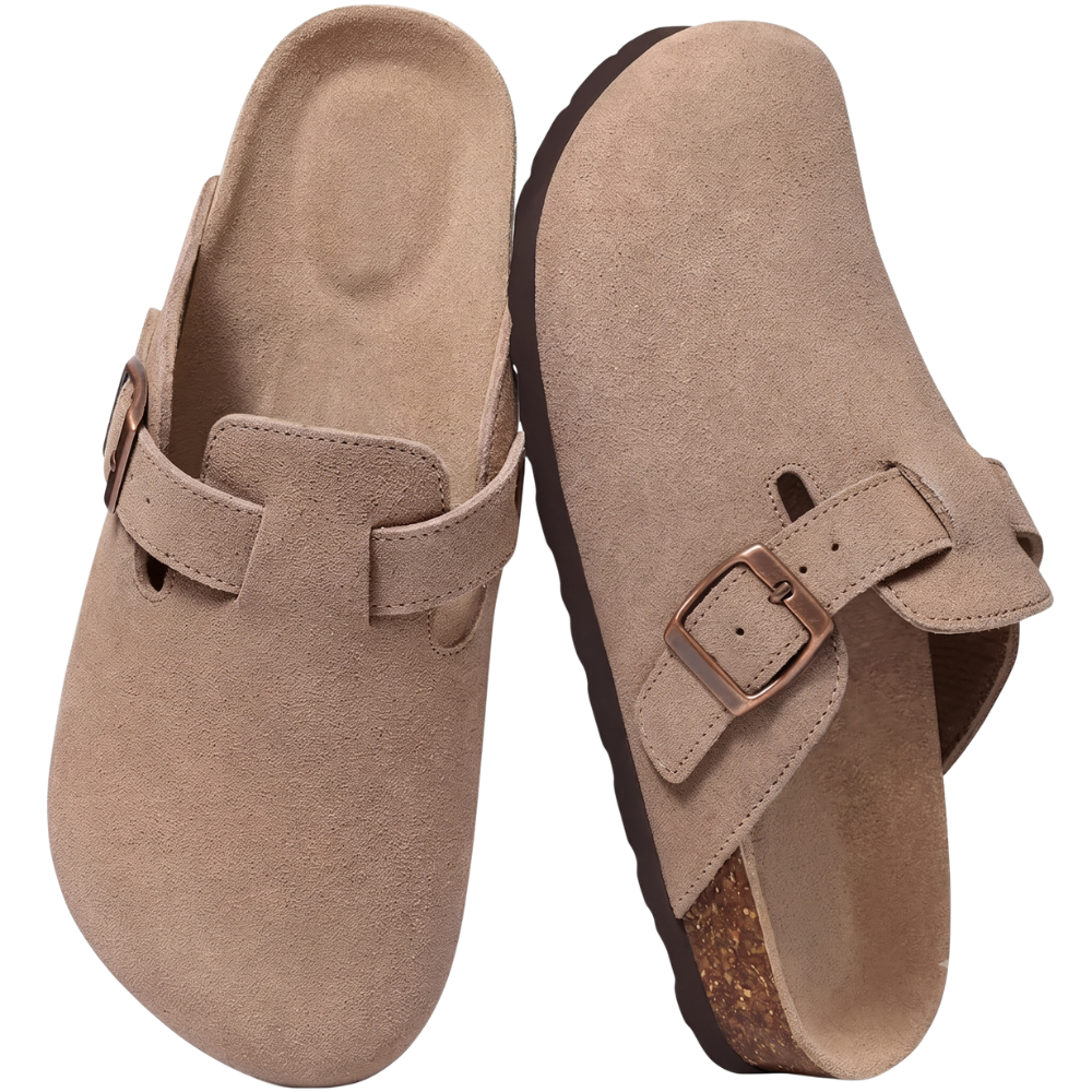 Unisex Adjustable Buckle Closed Comfy Slip On Clogs