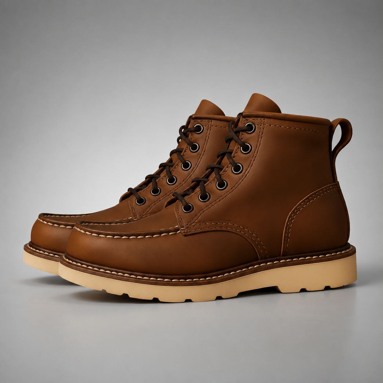 Marin Unlined Casual Leather Ankle Boots