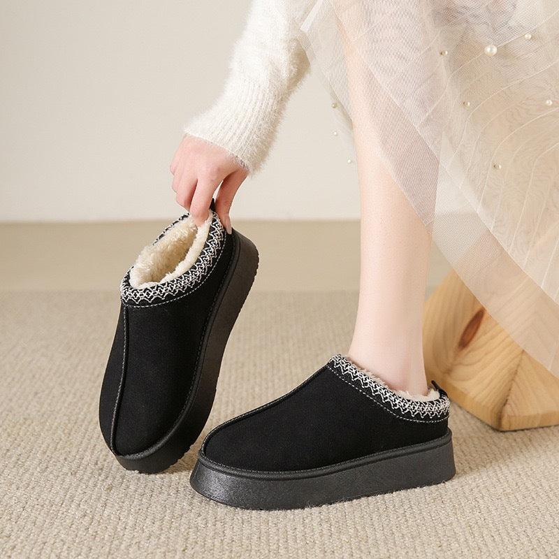 Warm Slip Winter Slippers-The Boston Boots