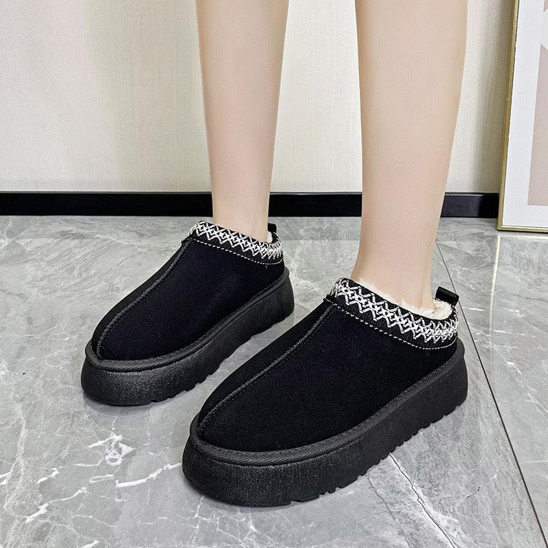 Warm Slip Winter Slippers-The Boston Boots