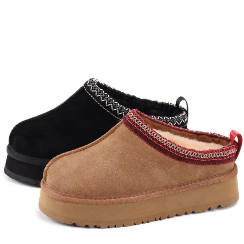 Warm Slip Winter Slippers-The Boston Boots