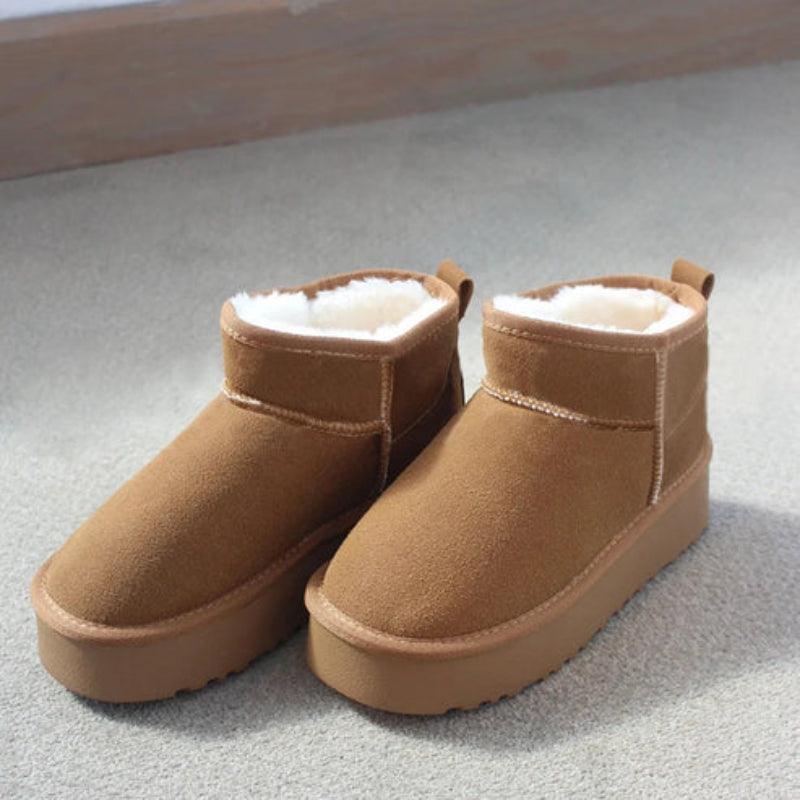Women Warm Fleece Lined Boots - The Boston Boots
