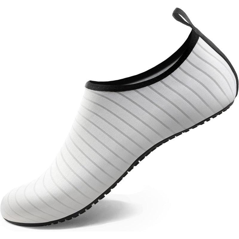 Unisex Sleek Striped Design Aqua Shoes - The Boston Boots