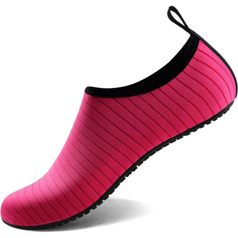 Unisex Sleek Striped Design Aqua Shoes - The Boston Boots