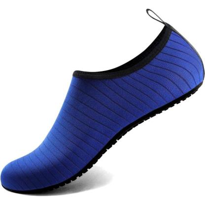 Unisex Sleek Striped Design Aqua Shoes - The Boston Boots