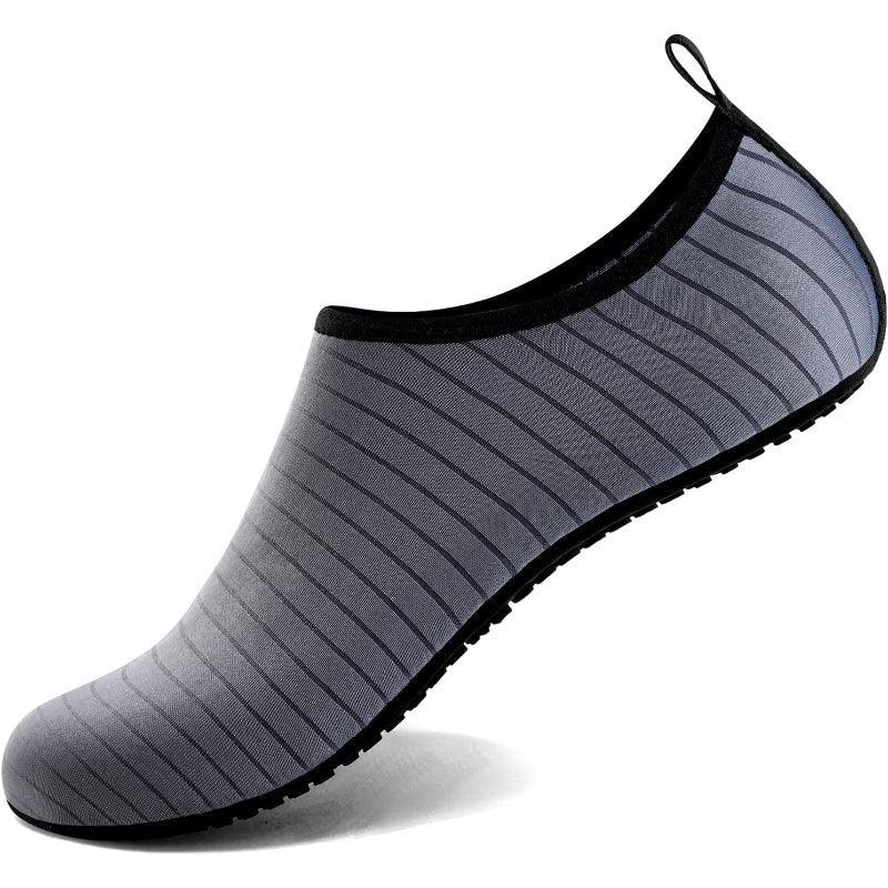 Unisex Sleek Striped Design Aqua Shoes - The Boston Boots