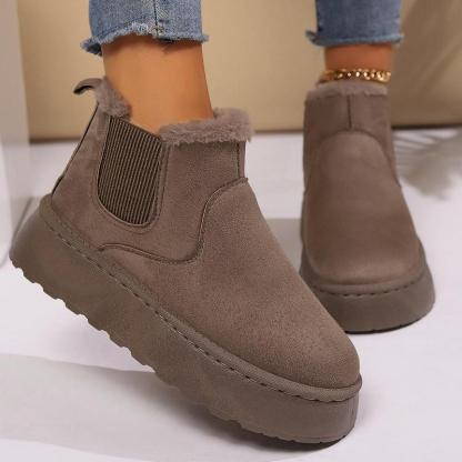 Soft Wool Lined Comfy Boots - The Boston Boots