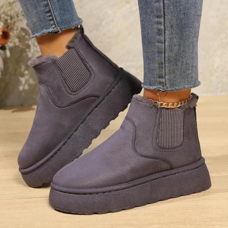 Soft Wool Lined Comfy Boots - The Boston Boots