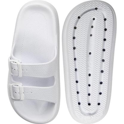 Unisex Soft Adjustable Dual Buckle Comfort Sandals - The Boston Boots