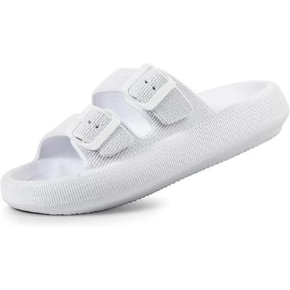Unisex Soft Adjustable Dual Buckle Comfort Sandals - The Boston Boots