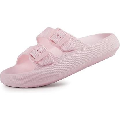 Unisex Soft Adjustable Dual Buckle Comfort Sandals - The Boston Boots