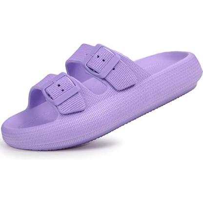 Unisex Soft Adjustable Dual Buckle Comfort Sandals - The Boston Boots
