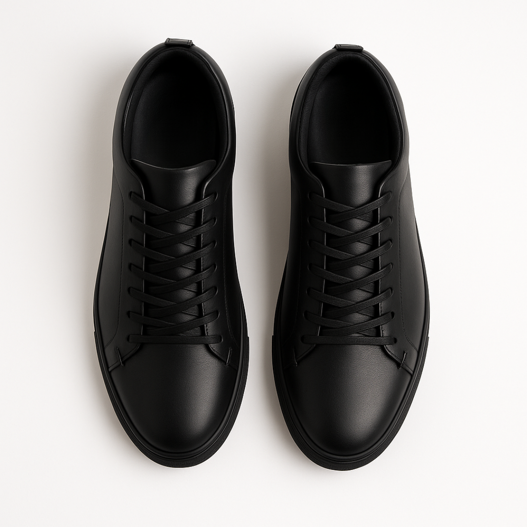 Womens Premier Low Top Casual Leather Sneakers For Everyday Wear-The Boston Boots